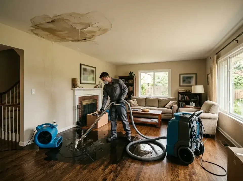attic-pipe-burst-ceiling-drip-008 — frequently asked questions, Water Damage Restoration & Carpet Care in Lower Burrell, PA